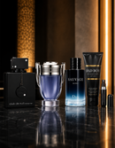 Kit 3 Perfumes Invictus · Sauvage · Club de Nuit Intense + Perfumero y Crema Perfumada