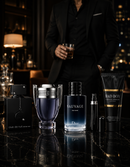 Kit 3 Perfumes Invictus · Sauvage · Club de Nuit Intense + Perfumero y Crema Perfumada