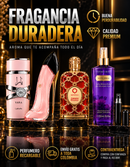 Kit 3 Perfumes Orientica Amber Rouge · Good Girl Blush · Yara + Perfumero y Splash Victoria's Secret