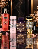 Kit 3 Perfumes Yara · Lattafa Amethyst · Fame + Perfumero y Splash Victoria's Secret