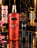 Kit 3 Perfumes Yara · Lattafa Amethyst · Fame + Perfumero y Splash Victoria's Secret