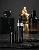 Kit 3 Perfumes Club de Nuit Intense · Jean Paul Elixir · Ombre Nomade + Perfumero Recargable