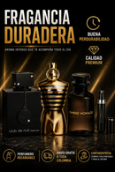 Kit 3 Perfumes Club de Nuit Intense · Jean Paul Elixir · Ombre Nomade + Perfumero Recargable