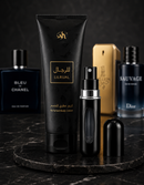 Kit 3 Perfumes Sauvage · Bleu de Chanel · One Million + Perfumero y Crema Perfumada